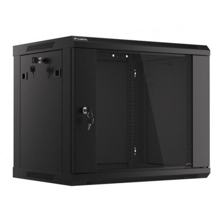 LANBERG ARMARIO RACK 19\" MURAL 9U/600X450 (FLAT PACK) V2 NEGRO