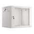 LANBERG ARMARIO RACK 19\" MURAL 9U/600X450 (PAQUETE PLANO) CON PUERTA DE CRISTAL GRIS V2