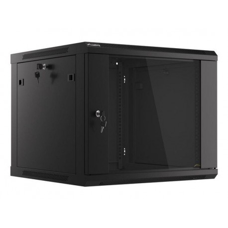 LANBERG ARMARIO RACK 19\" MURAL 9U/600X600 (FLAT PACK) V2 NEGRO