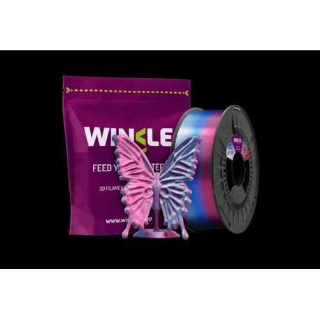 WINKLE FILAMENTO TRICOLOR METAMORPHOSIS PLA SILK 1.75MM 1 KG