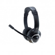 CONCEPTRONIC AURICULARES CON MICRO USB MICROFONO FLEXIBLE CONTROL DE VOLUMEN COLOR NEGRO / BLANCO