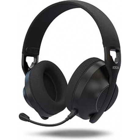 KROM AURICULARES GAMING INALAMBRICOS PHASE NEGROS BT/ USB 2.0 / JACK 3.5