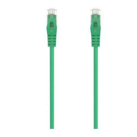 AISENS CABLE DE RED LATIGUILLO RJ45 LSZH CAT.6A 500 MHZ UTP AWG24, VERDE, 1M