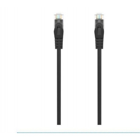 AISENS CABLE DE RED LATIGUILLO RJ45 LSZH CAT.6A 500 MHZ UTP AWG24, NEGRO, 2M