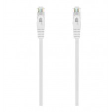 AISENS CABLE DE RED LATIGUILLO RJ45 LSZH CAT.6A 500 MHZ UTP AWG24, BLANCO, 1M