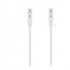 AISENS CABLE DE RED LATIGUILLO RJ45 LSZH CAT.6A 500 MHZ UTP AWG24, BLANCO, 2M