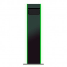 10POS STAND KIOSKO PARA MONTAJE DE SUELO Incluye Luz lateral personalizable con mando a distancia.