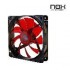 NOX VENTILADOR 12X12 LED ROJO