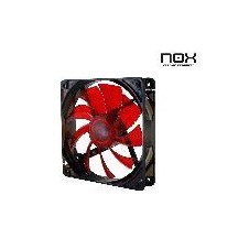NOX VENTILADOR 12X12 LED ROJO