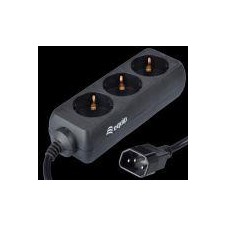 EQUIP REGLETA 3 TOMAS ESPECIAL SAIS CONECTOR IEC MACHO 1.1M