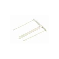 FELLOWES FASTENER DE PLASTICO PRO CLIP (100MM) BLANCO