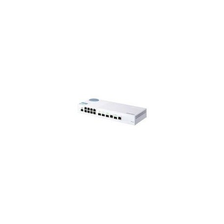 QNAP SWITCH GESTIONADO CAPA 2 8 PUERTOS GIGABIT RJ45 MAS 4 PUERTOS SFP+ 10G QSW-M408-2C Switch gestionado por web de Capa 2 de 1