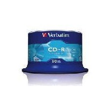 VERBATIM CD-R 700MB 52X 80MIN BOTE 50U