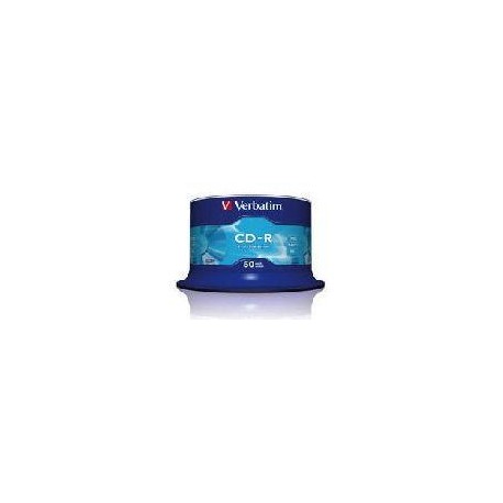 VERBATIM CD-R 700MB 52X 80MIN BOTE 50U