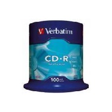VERBATIM CD-R 700MB 52X 80MIN BOTE 100U