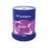VERBATIM DVD+R 4.7GB 120MIN BOTE 100U MATT SILVER