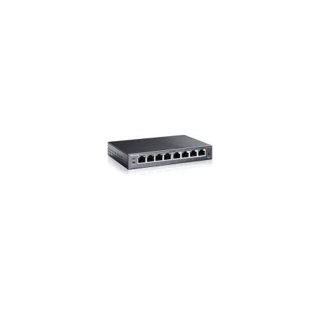 TP-LINK SWITCH TL-SG108PE EASYSMART DE 8 PUERTOS GIGABIT CON 4 PUERTOS POE