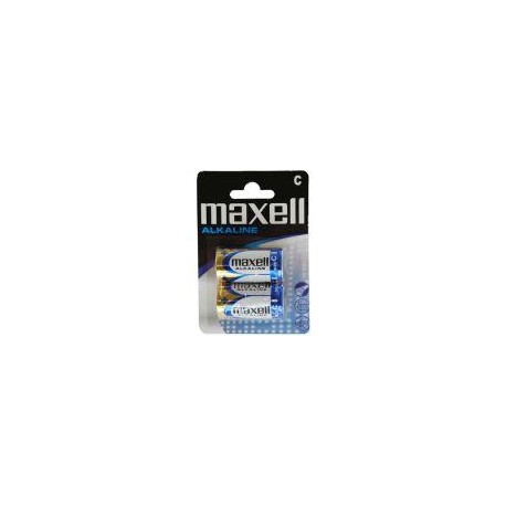 MAXELL PILA ALCALINA MAX16218 PAQUETE DE 2 PILAS LR14 C 1.5V