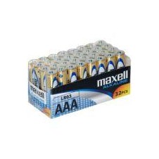 MAXELL PILA ALCALINA MAX73129 PACK 32 LR03 AAA 1.5V