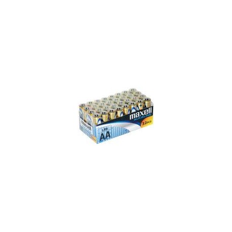 MAXELL PILA ALCALINA MAX73131 PACK 32 LR6 AA 1.5V