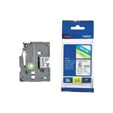 BROTHER CINTA LAMINADA TZE211 6MM TEXTO NEGRO SOBRE FONDO BLANCO. ANCHO: 6 MM. LONGITUD: 8 M