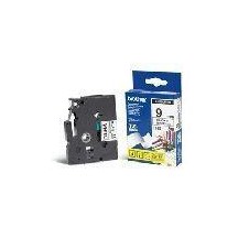 BROTHER CINTA LAMINADA TZE221 9MM TEXTO NEGRO SOBRE FONDO BLANCO. ANCHO: 9 MM. LONGITUD: 8 M