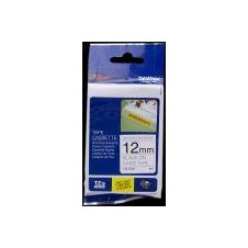 BROTHER CINTA LAMINADA SUPER ADHESIVA TZES231 12MM TEXTO NEGRO SOBRE FONDO BLANCO. ANCHO: 12 MM. LONGITUD: 8 M