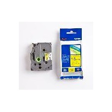 BROTHER CINTA LAMINADA TZE-641 18MM TEXTO NEGRO SOBRE FONDO AMARILLO. ANCHO: 18 MM. LONGITUD: 8 M