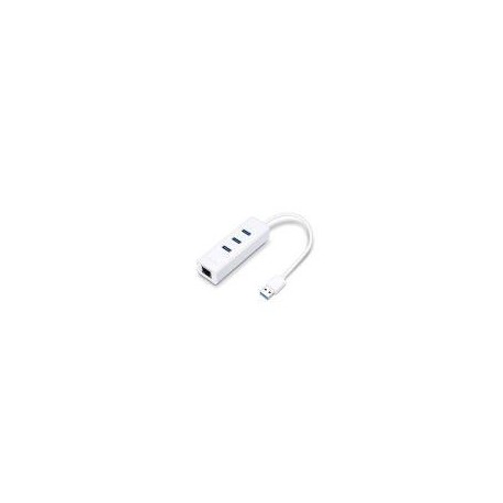 TP-LINK ADAPTADOR UE330 USB 2 EN 1 CON HUB DE 3 USB 3.0 Y ADAPTADOR DE RED