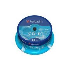 VERBATIM CD-R 700MB 52X 80MIN BOTE 25