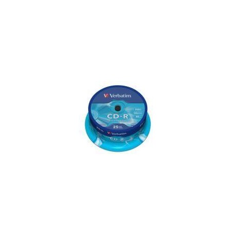 VERBATIM CD-R 700MB 52X 80MIN BOTE 25
