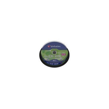 VERBATIM CD-RW 700MB 8-12 X BOTE 10UD