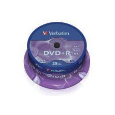 VERBATIM DVD+R 4.7GB 16X 120MIN BOTE 25