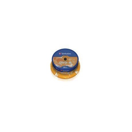 VERBATIM DVD-R 4.7GB 16X 120MIN BOTE 25