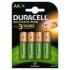 DURACELL PILA RECARGABLE DUR03924 HR6 AA 1300mAh BLISTER*4 DURHR6P4B