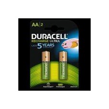 DURACELL DUR05697 PAQUETE DE 2 PILAS RECARGABLE ULTRA 2500MAH AA DURDLLR6PB2