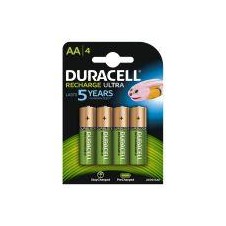 DURACELL PAQUETE DE 4 PILAS RECARGABLE ULTRA 2500MAH AA DURDLLR6P4B