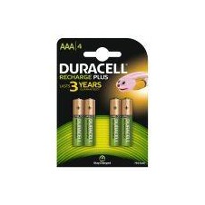 DURACELL PILA RECARGABLE HR03 AAA 750MAH BLISTER*4 DURHR03P4B