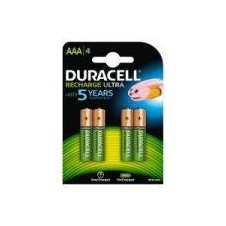 DURACELL PILA RECARGABLE DUR20382 PAQUETE DE 4 PILAS ULTRA 900MAH AAA