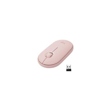 LOGITECH RATON INALAMBRICO PEBBLE M350 ROSA