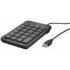 TRUST TECLADO NUMERICO XALAS USB NEGRO