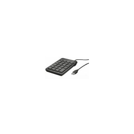 TRUST TECLADO NUMERICO XALAS USB NEGRO