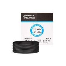 NANOCABLE BOBINA DE CABLE UTP CAT6 305M RIGIDO DE EXTERIOR