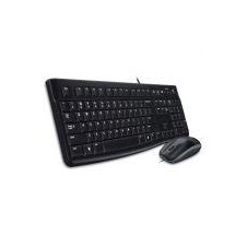 LOGITECH TECLADO Y RATON CON CABLE USB NEGRO MK120
