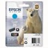 EPSON CARTUCHO TINTA T2612 CIAN Nº 26