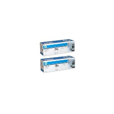 HP TONER CE278AD NEGRO Nº 78A PACK 2U