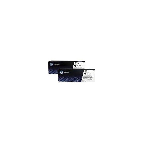 HP TONER CF283A NEGRO Nº 83A PACK 2UD