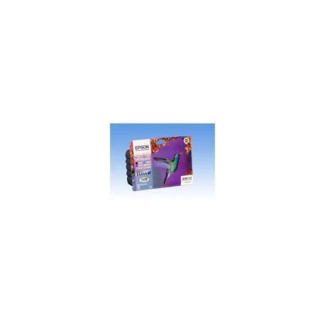 EPSON CARTUCHO TINTA T0807 VALUE PACK 6 COLORES