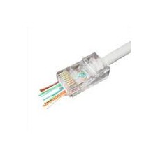 GEMBIRD CONECTOR RJ45 UTP CAT5 PAQUETE 50UD PASS THROUGH