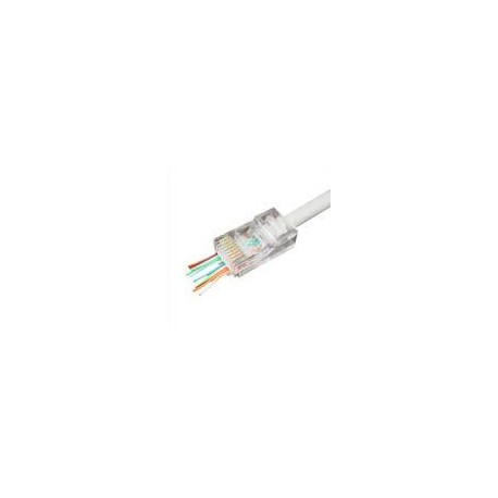 GEMBIRD CONECTOR RJ45 UTP CAT5 PAQUETE 50UD PASS THROUGH